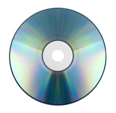 compact disk, isolated on whiteの写真素材
