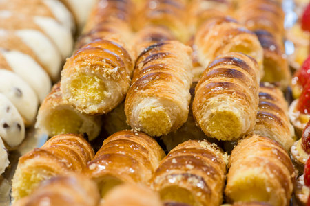 puff pastries stuffed with cream