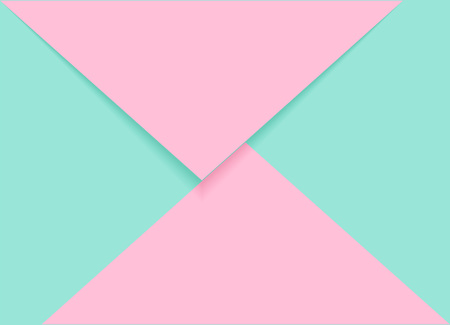 Colorful pastels paper art style abstract background design with shadows. Vectorのイラスト素材