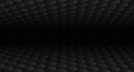 Abstract. Circle black background. light and shadow. copy space .Vector.のイラスト素材