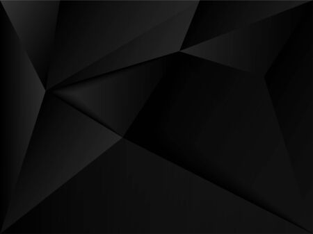 Abstract .Modern background. Black polygon . vector.のイラスト素材