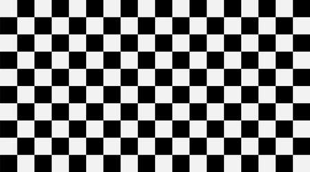 Black and white checkered flag background. sport and race theme, victory flag. vector.のイラスト素材