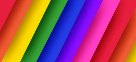 Colorful rainbow color background. Vector.のイラスト素材