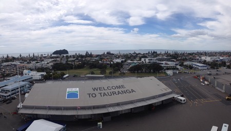 Port of Tauranga, New Zealandのeditorial素材