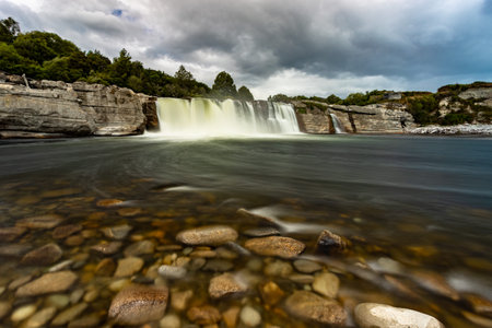 waterfall near Hanmar springs new zealand