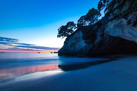 Coromandel cave in new zealandの写真素材