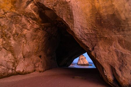 Coromandel cave in new zealand4の写真素材