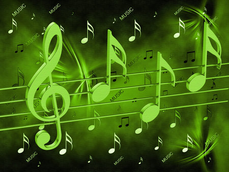 Backgrounds with notesの写真素材