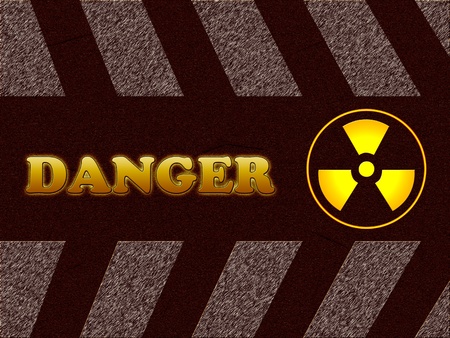 Danger signの写真素材