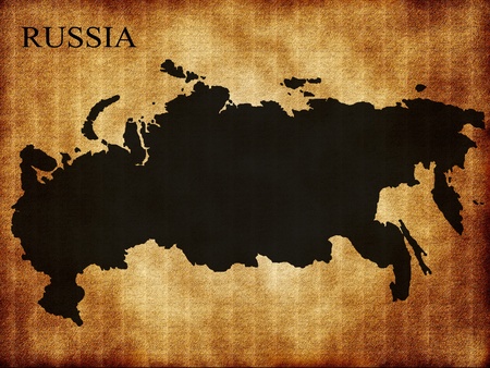 Map of Russiaの写真素材
