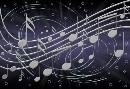 Musical notesの写真素材