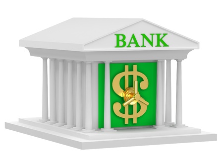 Bank buildingの写真素材