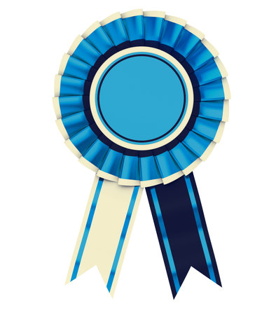 Award isolated on white background
