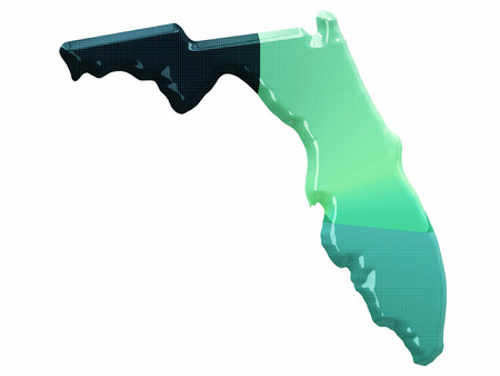 Map of Floridaの写真素材