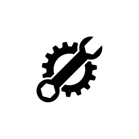 gear icon vector illustration designのイラスト素材