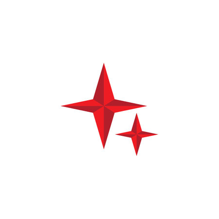 Star illustration template designのイラスト素材