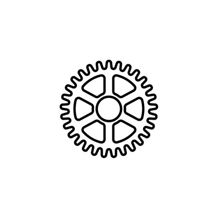 gear icon illustration designのイラスト素材