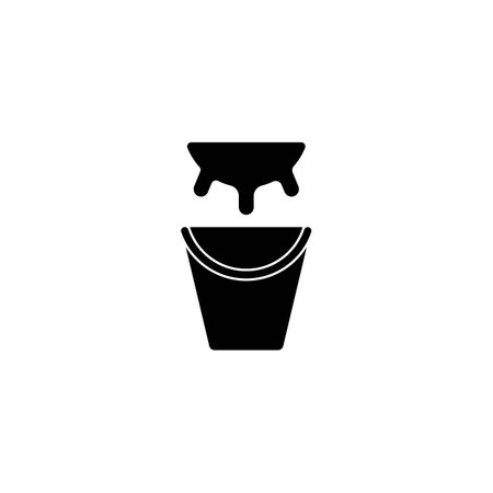 milk icon vector illustration symbol designのイラスト素材