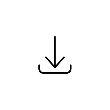 download icon vector illustration simple designのイラスト素材