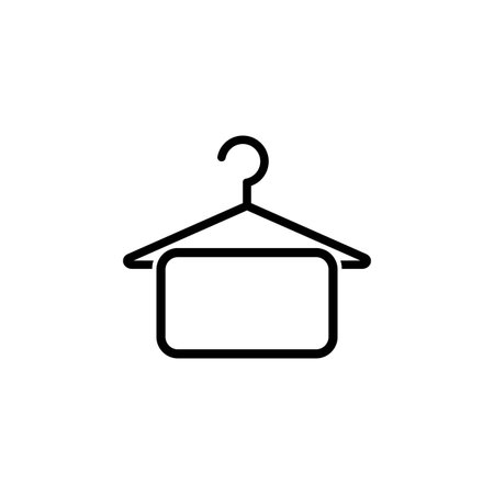hanger vector icon illustration template.のイラスト素材