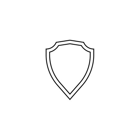 shield vector icon illustration symbol templateのイラスト素材
