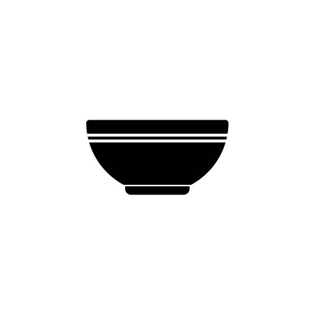 bowl vector icon illustration simple designのイラスト素材