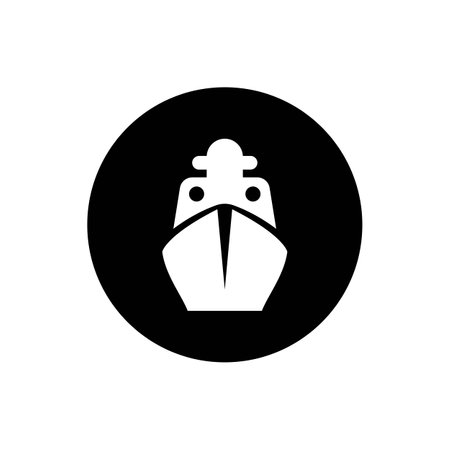 ship icon vector illustration designのイラスト素材