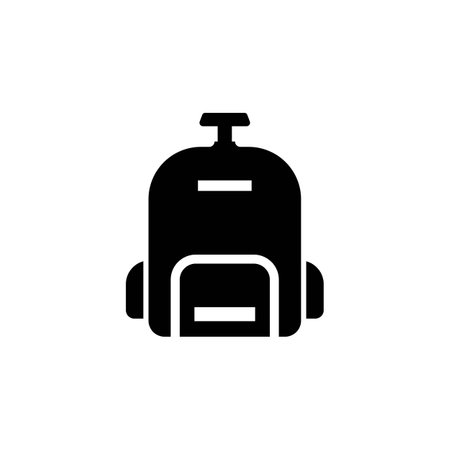 backpack icon vector illustration designのイラスト素材