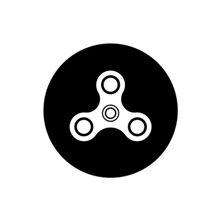 fidget spinner icon vector illustration designのイラスト素材