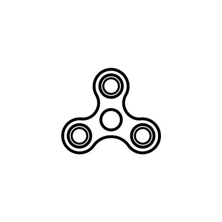 fidget spinner icon vector illustration designのイラスト素材