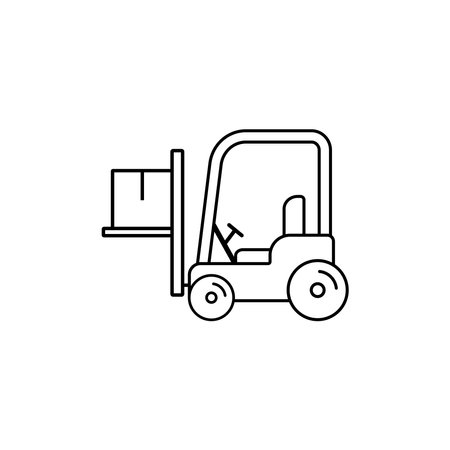 forklift icon vector illustration designのイラスト素材