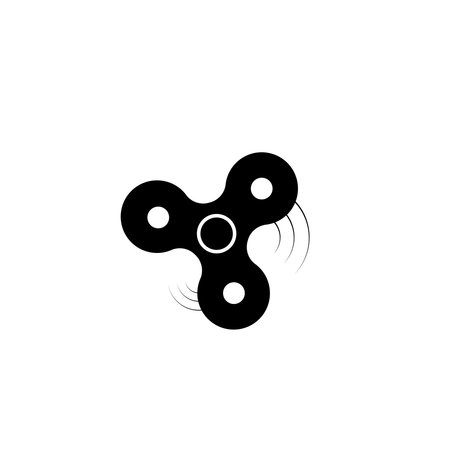 fidget spinner icon vector illustration designのイラスト素材