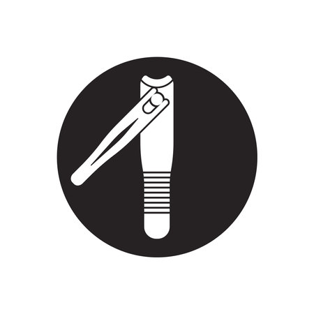 nail clippers icon vector illustration designのイラスト素材