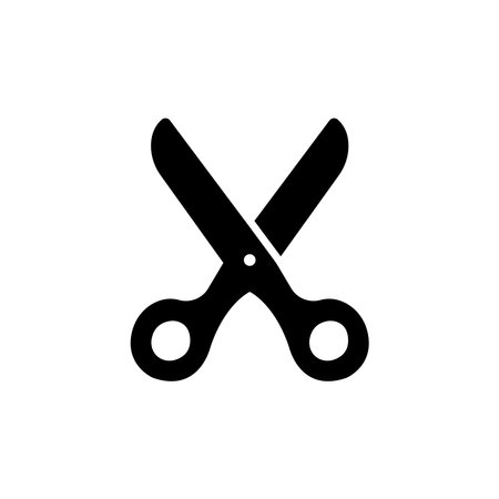 scissors icon vector illustration designのイラスト素材