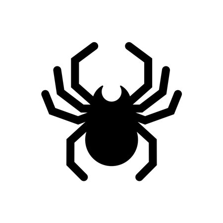 spider icon vector illustration designのイラスト素材