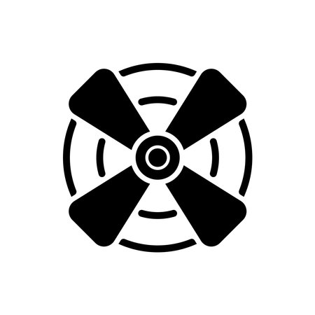 fan icon vector illustration symbol designのイラスト素材