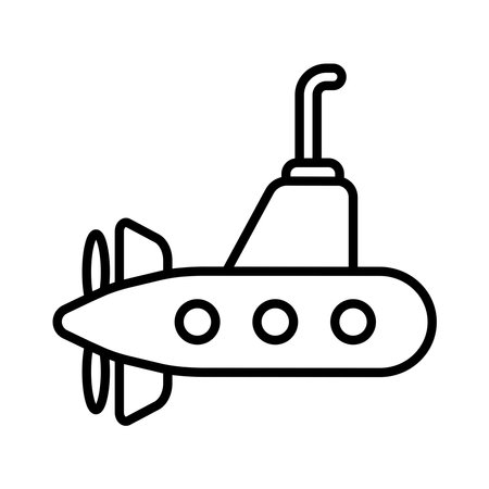 submarine icon vector illustration designのイラスト素材