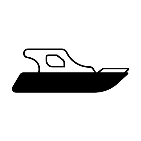 boat icon vector illustration designのイラスト素材