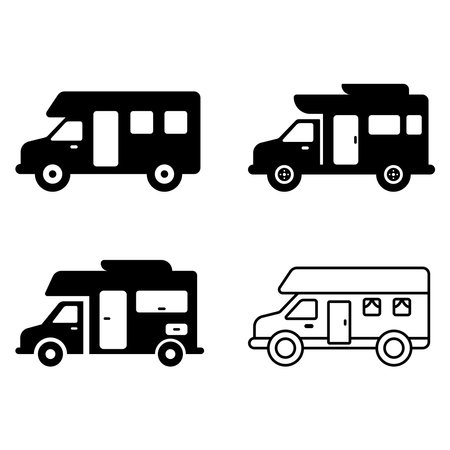 Food truck icon vector illustrationのイラスト素材