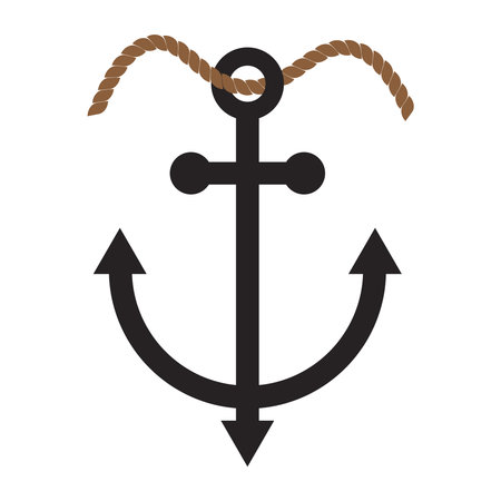 anchor icon vector illustration