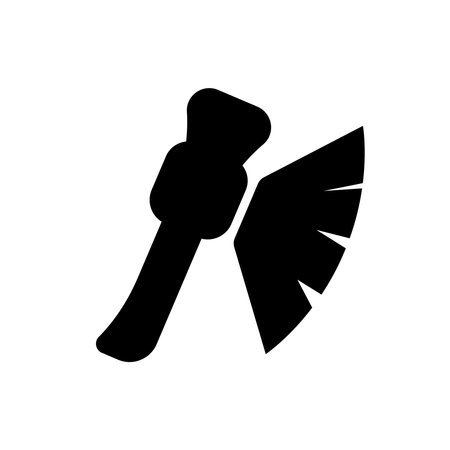 ax icon vector illustrationのイラスト素材