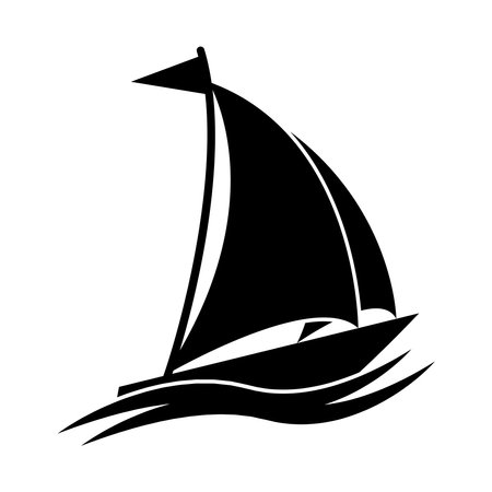 boat icon vector illustrationのイラスト素材