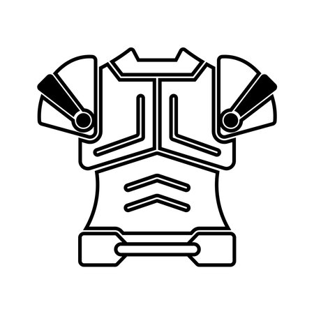 armor icon vector illustrationのイラスト素材