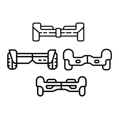 hoverboard icon vector illustrationのイラスト素材