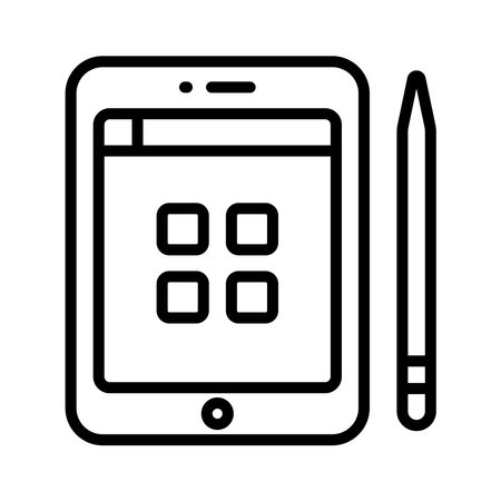 tab icon vectorillustration logo deisgnのイラスト素材