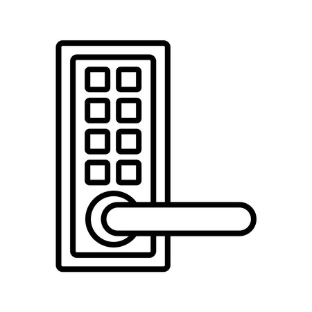 door handle icon vector illustration logo deisgnのイラスト素材