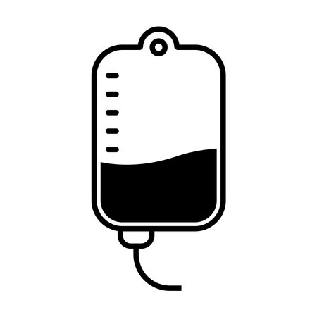 blood bag icon vector illustration logo designのイラスト素材