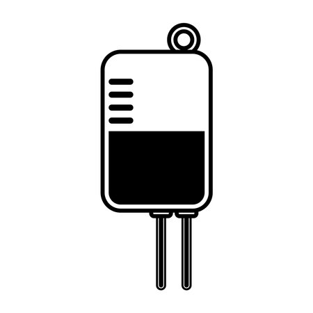 blood bag icon vector illustration logo designのイラスト素材