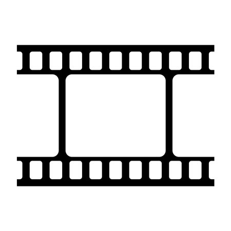 film trip icon vector illustration logo designのイラスト素材