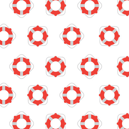 lifebuoy icon vector illustration logo deisgnのイラスト素材